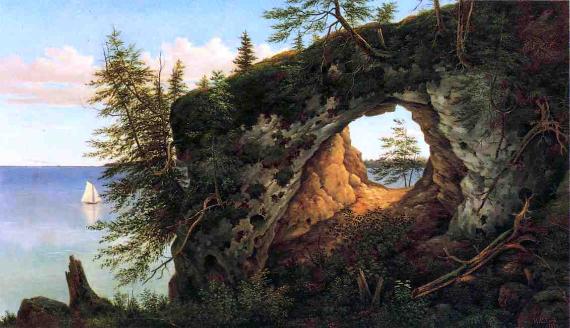 Henry Chapman Ford Fairy Arch, Mackinac Island - Hand Painted Oil Painting