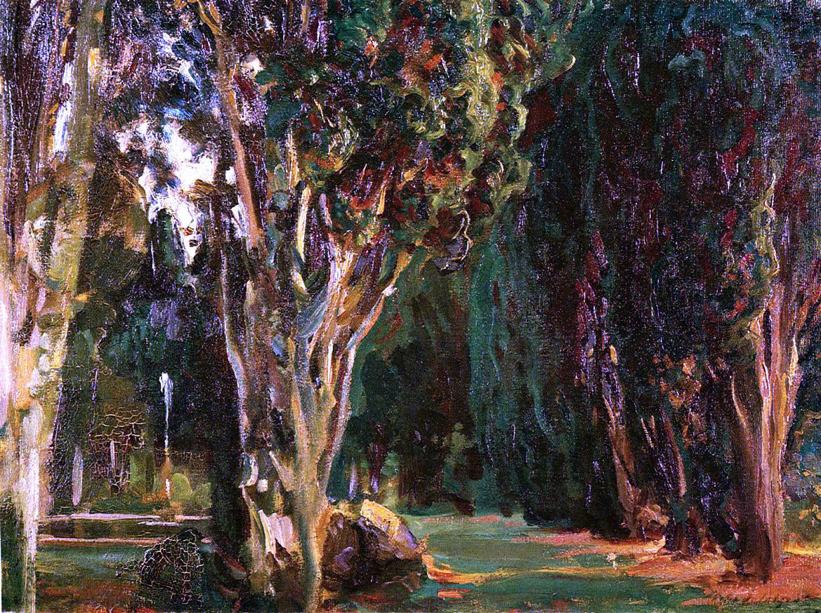 John Singer Sargent Falconieri Gardens, Frascati - Hand Painted Oil Painting