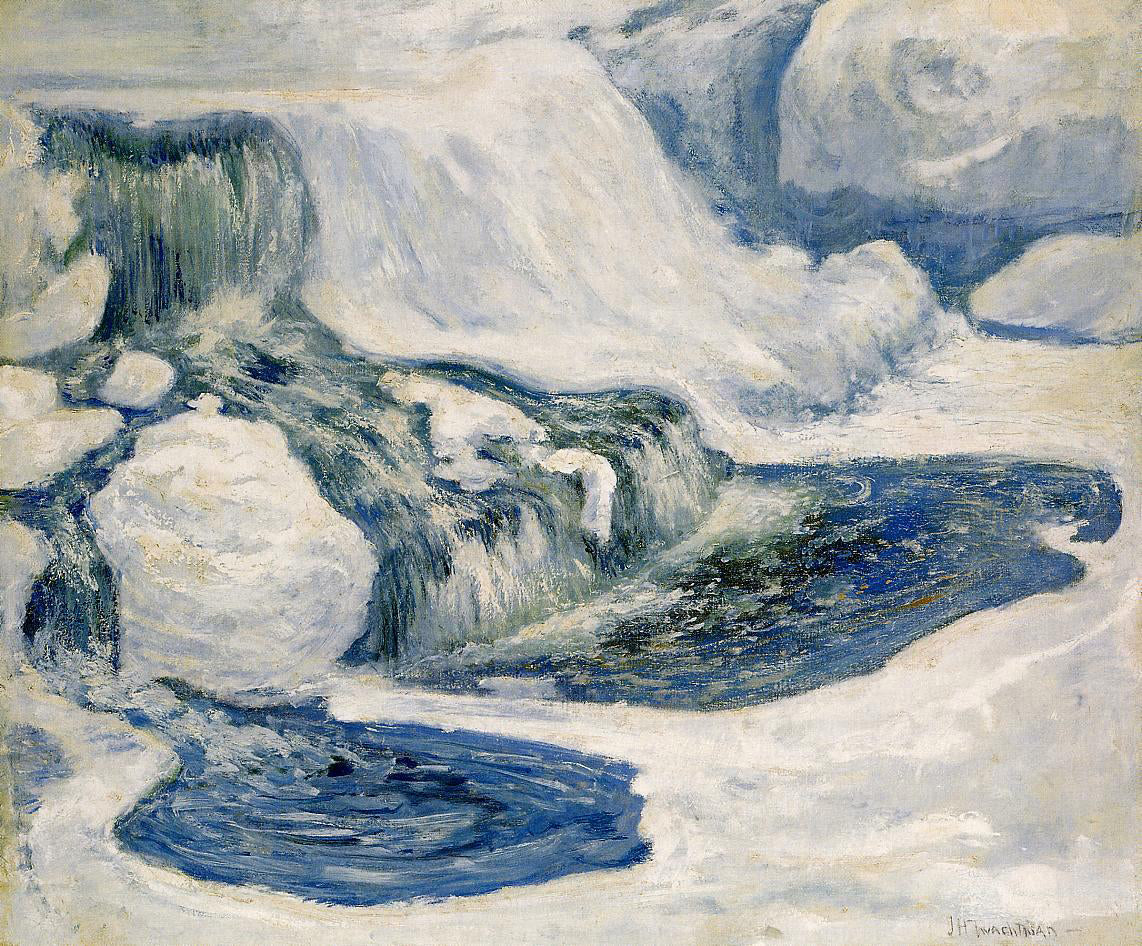 John Twachtman Falls in January - Hand Painted Oil Painting