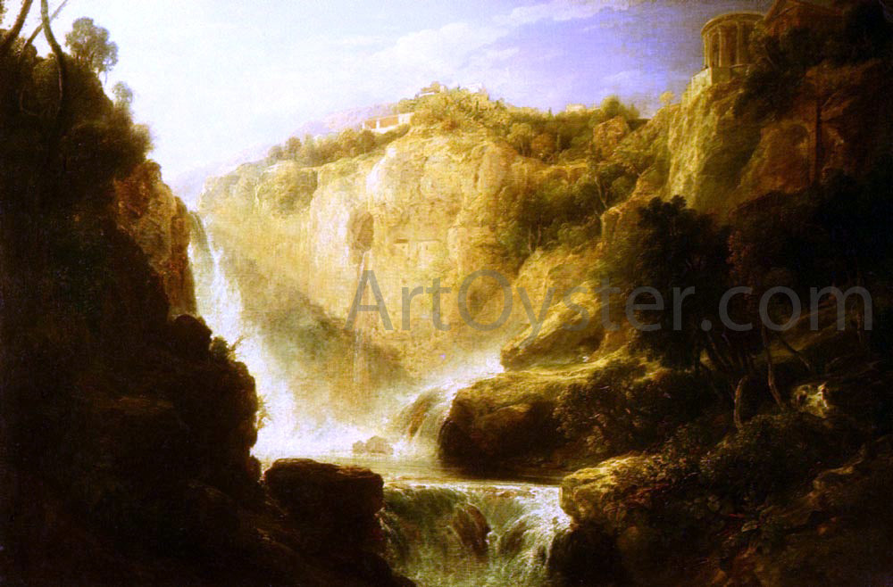 William Linton Falls Of Tivoli - Hand Painted Oil Painting