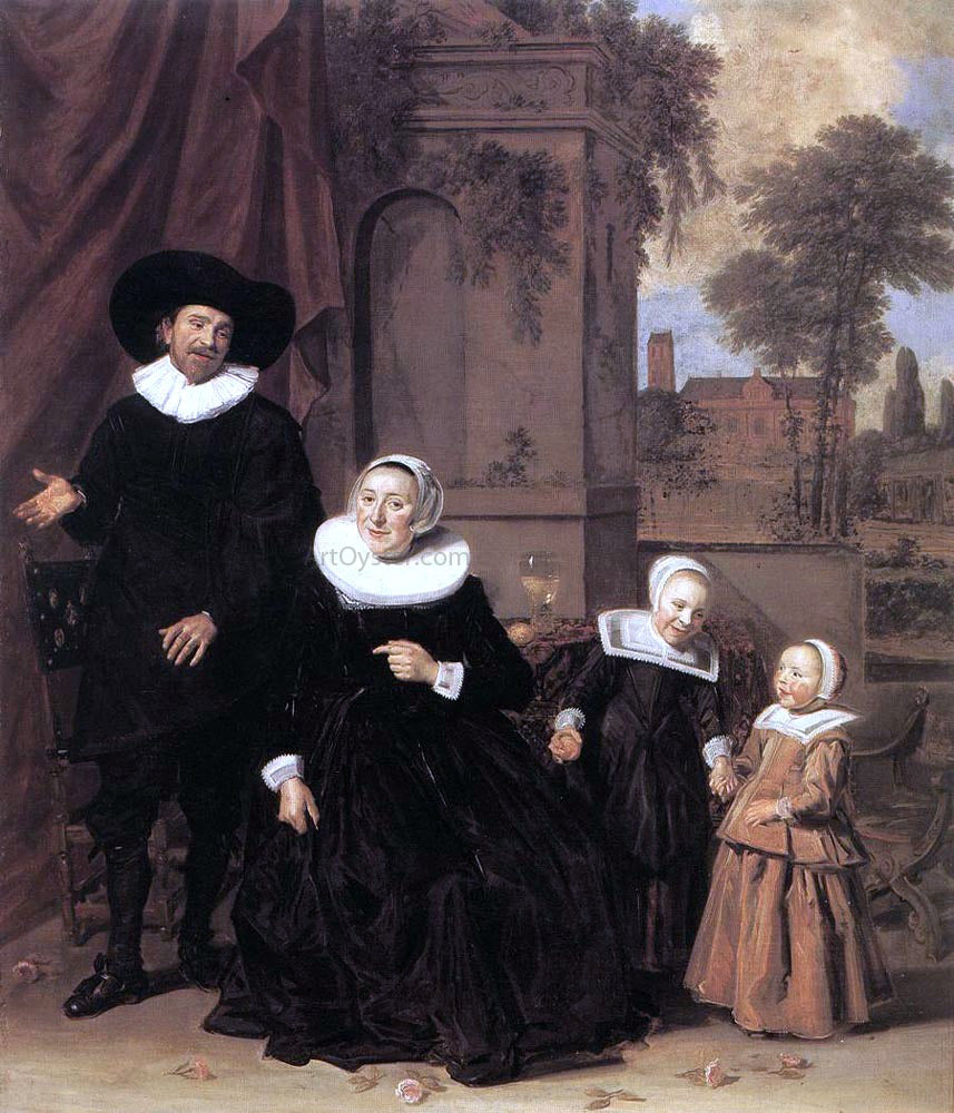 Frans Hals Family Portrait - Hand Painted Oil Painting