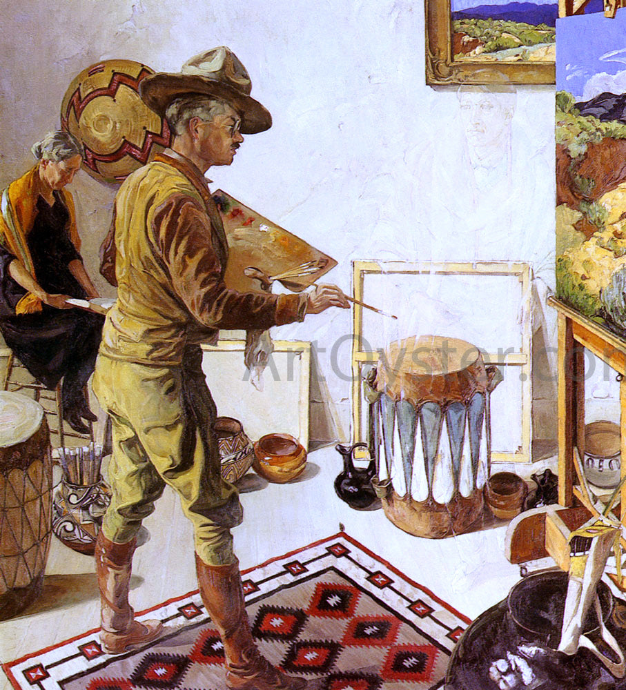 Walter Ufer Fantasies - Hand Painted Oil Painting