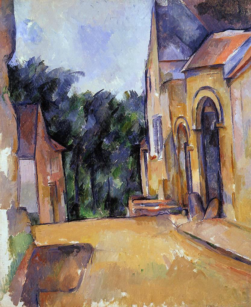 Paul Cezanne Farm at Montgeroult - Hand Painted Oil Painting