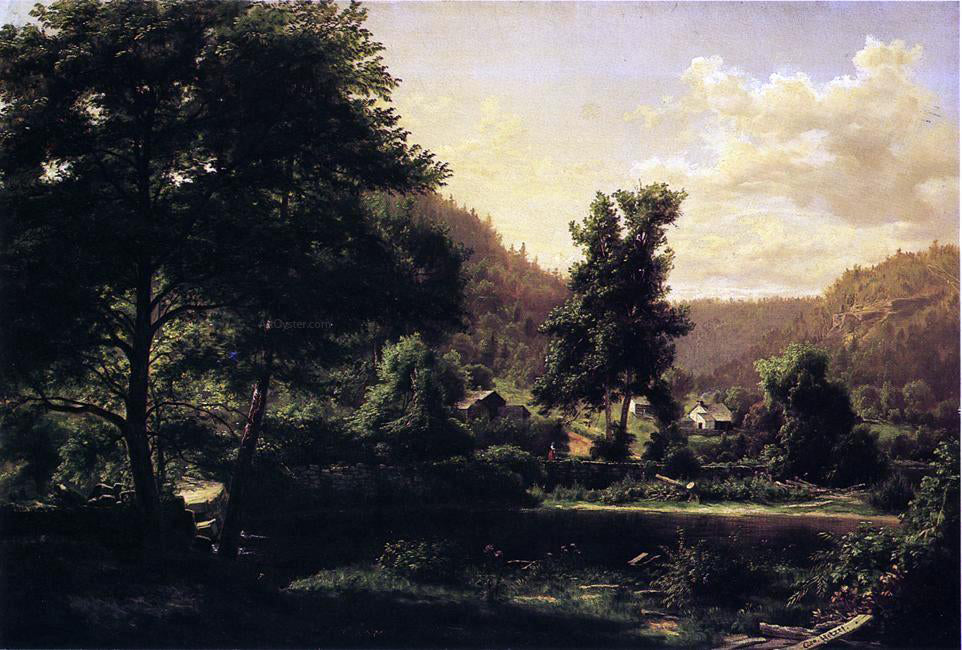 George Hetzel Farm at Scalp Level - Hand Painted Oil Painting