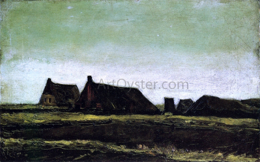 Vincent Van Gogh The Farms - Hand Painted Oil Painting