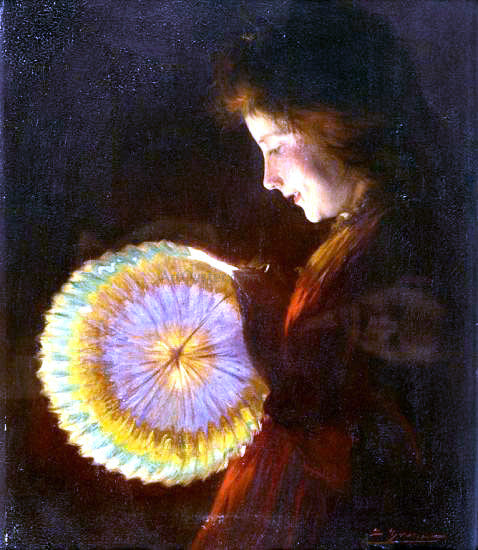 Luis Graner Farolillo - Hand Painted Oil Painting