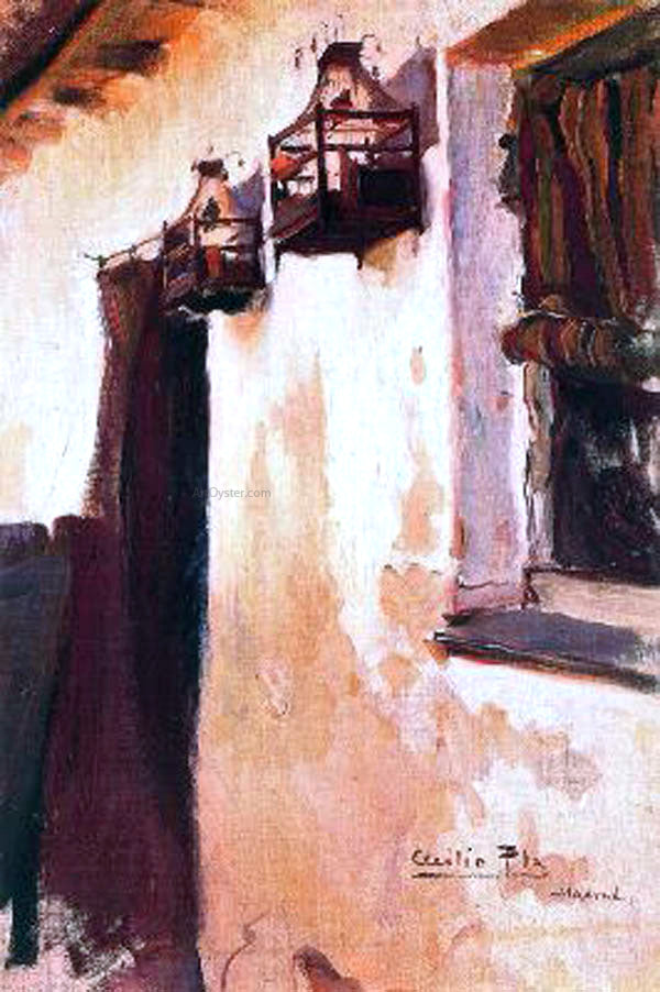 Cecilio Pla y Gallardo Farolillos - Hand Painted Oil Painting
