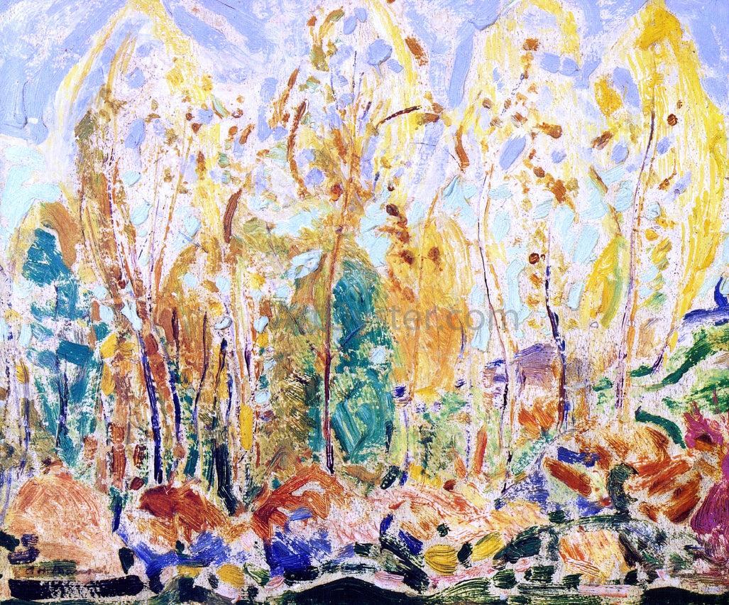 Alfred Henry Maurer Fauve Landscape - Hand Painted Oil Painting