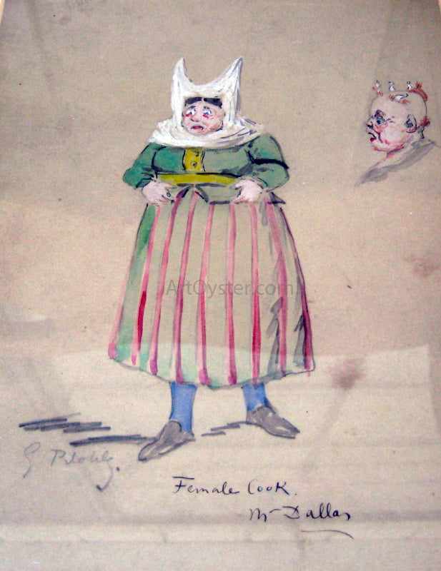 Georges Labadie Pilotell Female Cook - Hand Painted Oil Painting