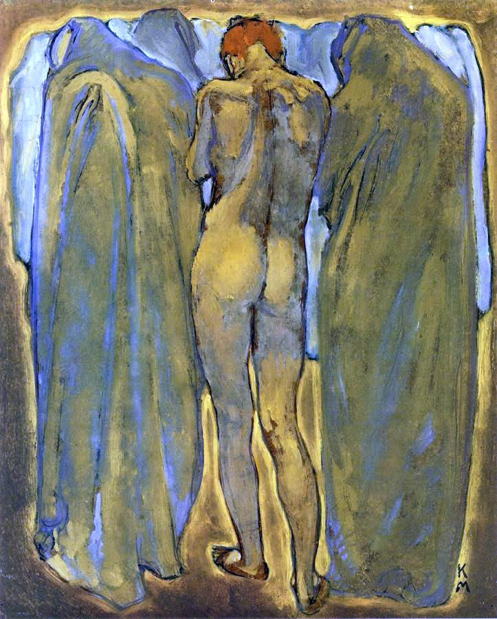 Koloman Moser Female Nude - Hand Painted Oil Painting