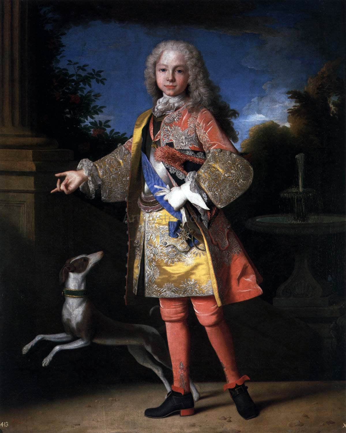 Jean Ranc Ferdinand VI as Prince - Hand Painted Oil Painting