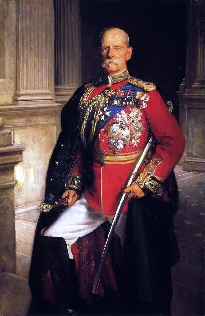 John Singer Sargent Field Marshal Earl Roberts, K.G., V. C. - Hand Painted Oil Painting