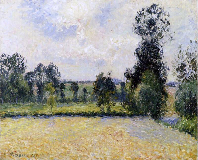 Camille Pissarro Field of Oats in Eragny - Hand Painted Oil Painting