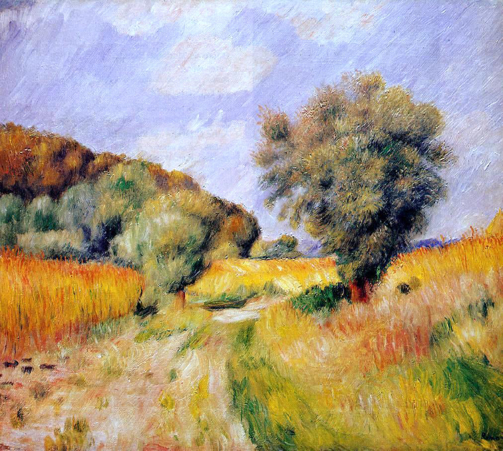 Pierre Auguste Renoir Fields of Wheat - Hand Painted Oil Painting