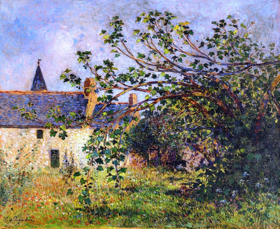Ferdinand Du Puigaudeau Fig Tree at Kervaudu - Hand Painted Oil Painting