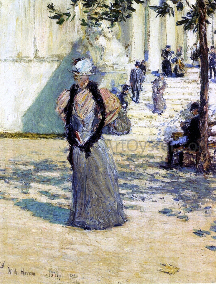Frederick Childe Hassam A Figures in Sunlight - Hand Painted Oil Painting