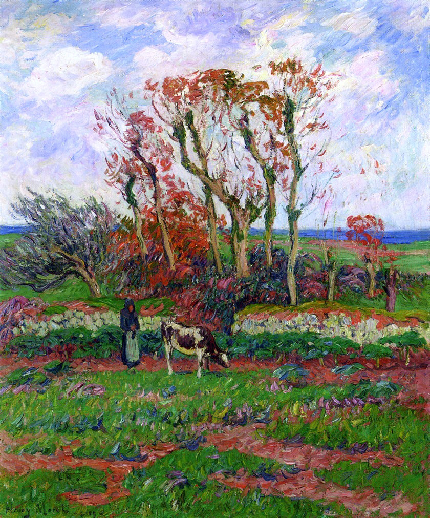 Henri Moret Finestere, Autumn - Hand Painted Oil Painting