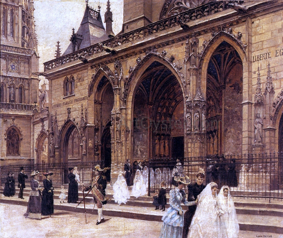 Louis Beroud First Communion - Hand Painted Oil Painting