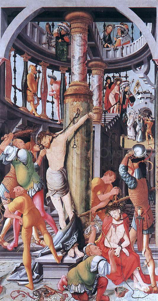 Jorg Ratgeb Flagellation of Christ - Hand Painted Oil Painting