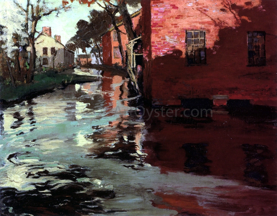 Jonas Lie Flood, Plainfield, New Jersey - Hand Painted Oil Painting