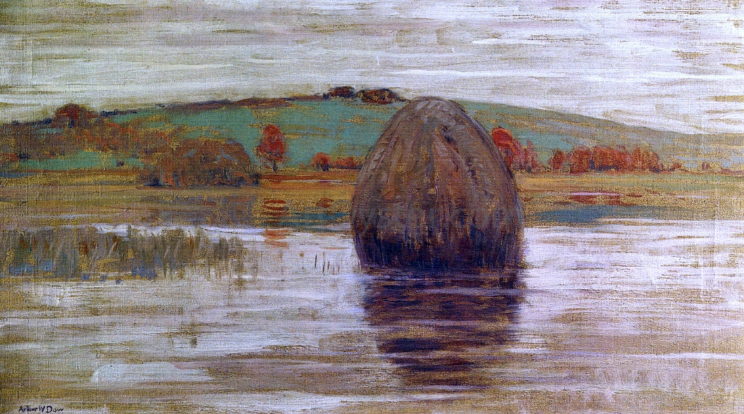 Arthur Wesley Dow Flood Tide, Ipswich Marshes, Massachusetts - Hand Painted Oil Painting