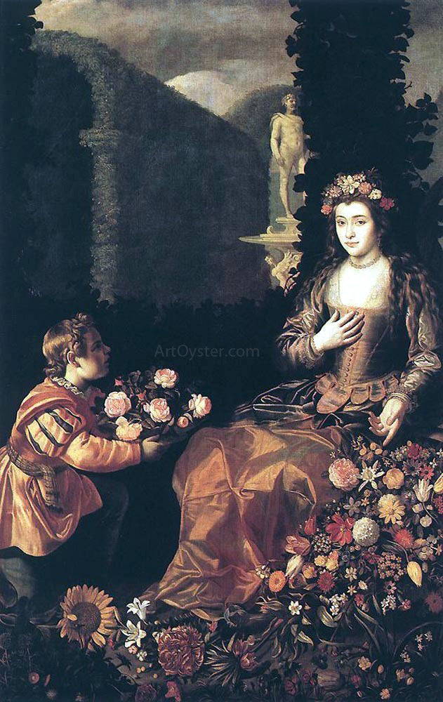 Juan Van der Hamen Flora - Hand Painted Oil Painting