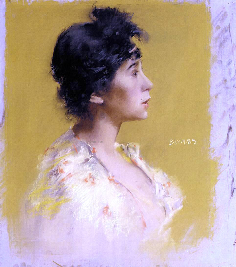 Robert Frederick Blum Flora de Stephano, The Artist's Model - Hand Painted Oil Painting