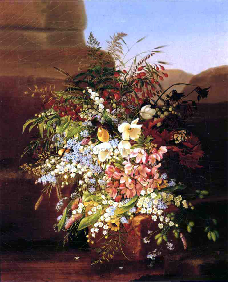 Adelheid Dietrich Floral Still Life - Hand Painted Oil Painting