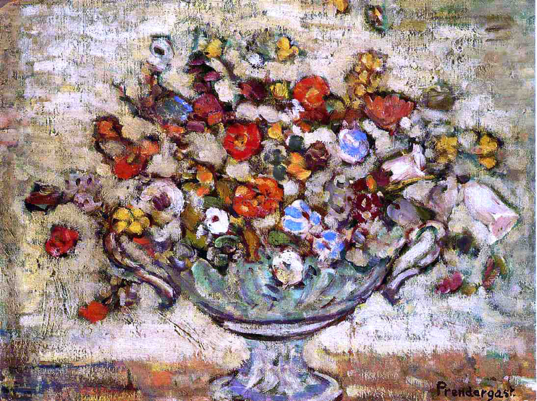 Maurice Prendergast Floral Still Life - Hand Painted Oil Painting