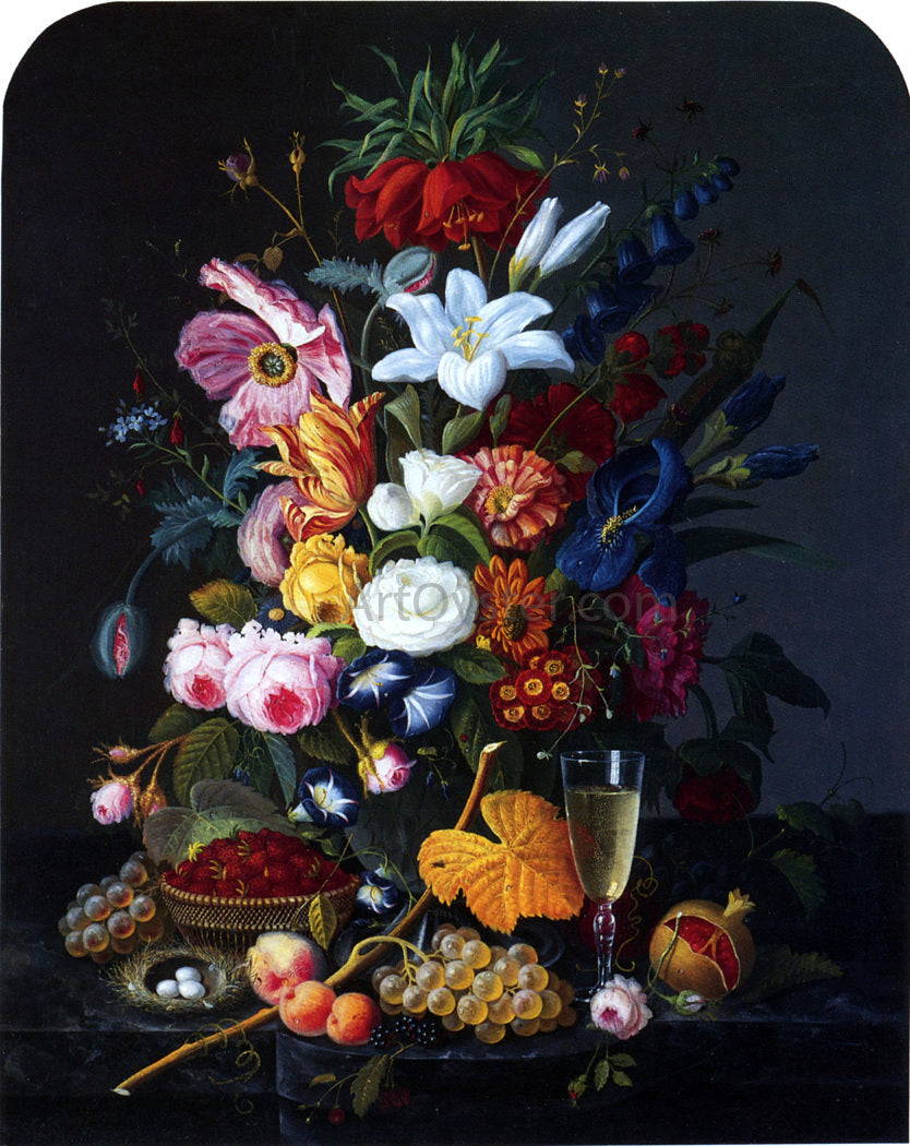 Severin Roesen Floral Still Life - Hand Painted Oil Painting