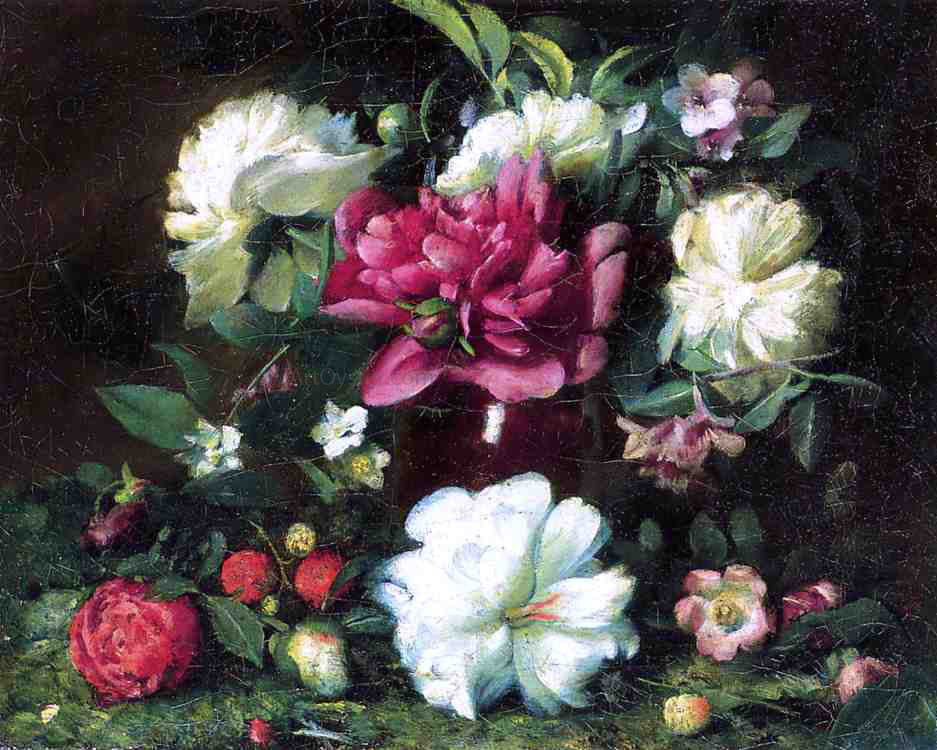 Joseph Decker Floral Still Life - Hand Painted Oil Painting