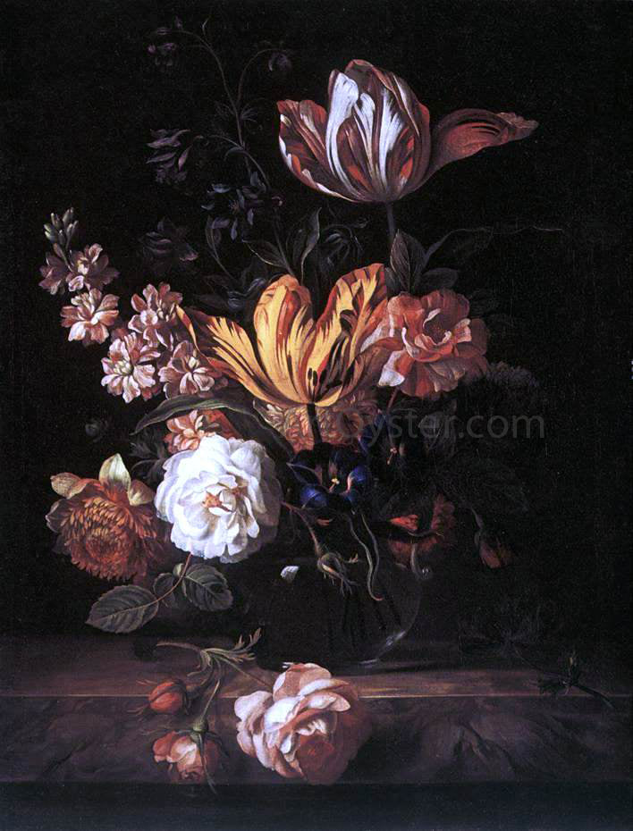 Jakab Bogdany Flower Still-life - Hand Painted Oil Painting