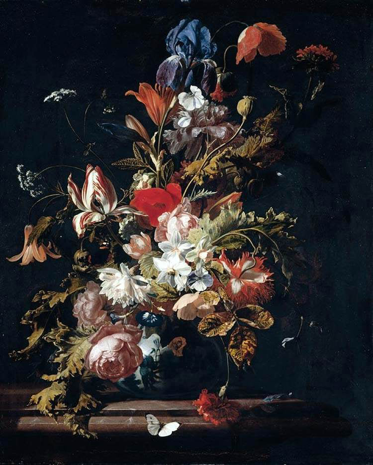 Simon Pietersz Verelst Flower Still-Life - Hand Painted Oil Painting
