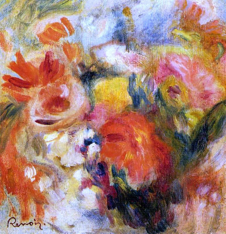 Pierre Auguste Renoir Flower Study - Hand Painted Oil Painting