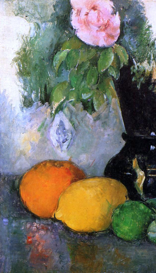 Paul Cezanne Flowers and Fruit - Hand Painted Oil Painting