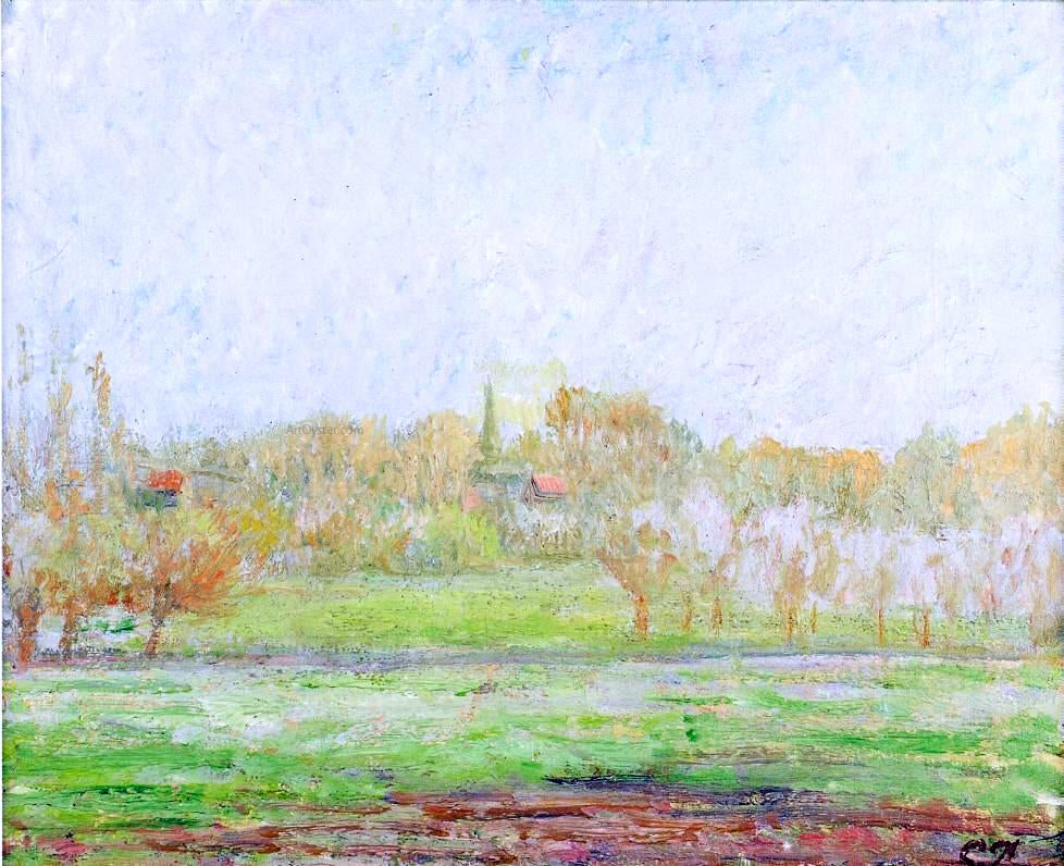 Camille Pissarro Fog in Eragny - Hand Painted Oil Painting