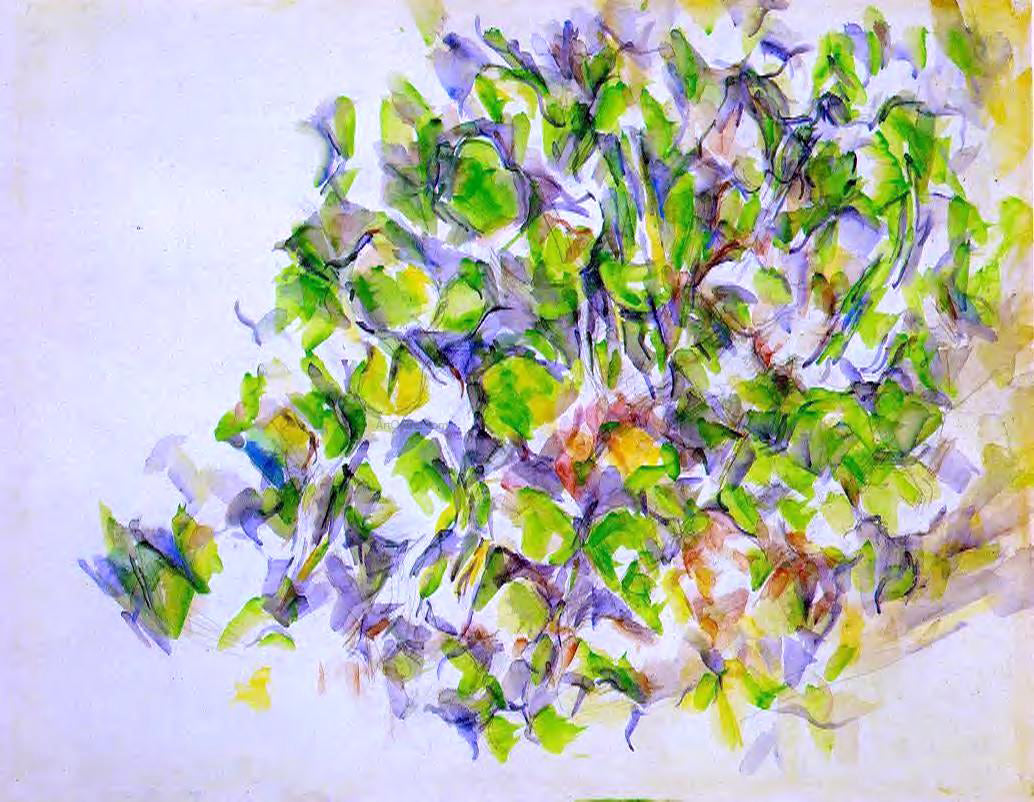 Paul Cezanne Foliage - Hand Painted Oil Painting