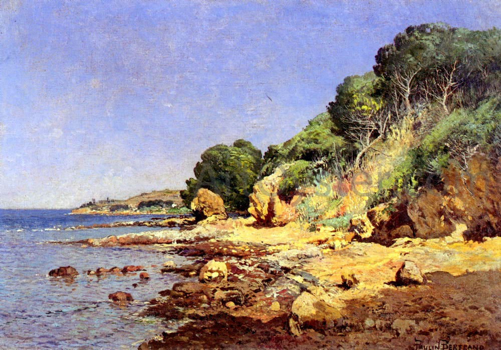 Paulin Andre Bertrand Font Brun' Dans Le Var - Hand Painted Oil Painting