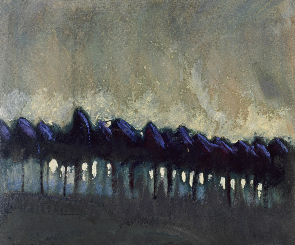 Mikalojus Ciurlionis Forest - Hand Painted Oil Painting