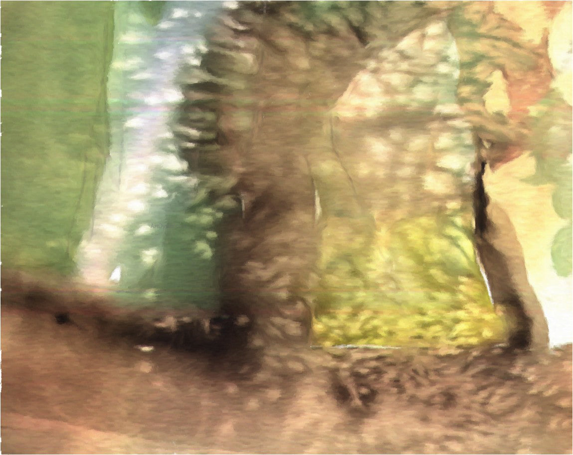 Our Original Collection Forest Abstract - Hand Painted Oil Painting