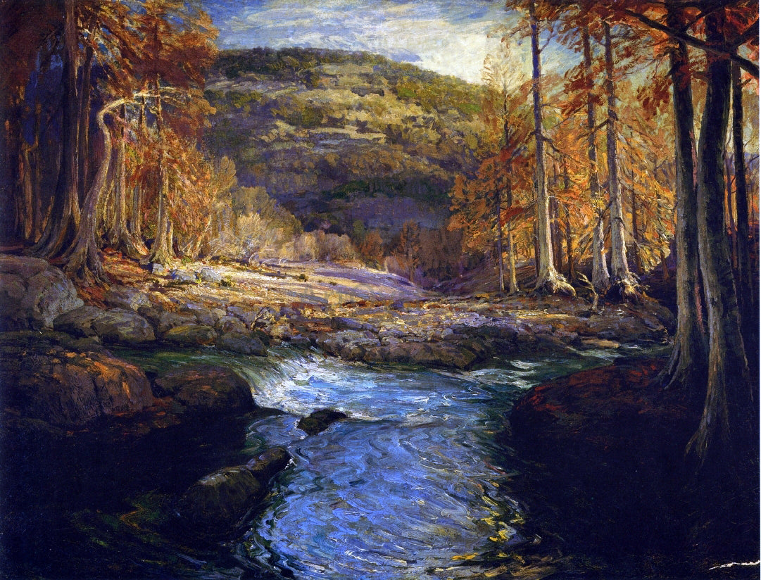Julian Onderdonk Forest Stream (also known as Headwaters of the Guadalupe) - Hand Painted Oil Painting