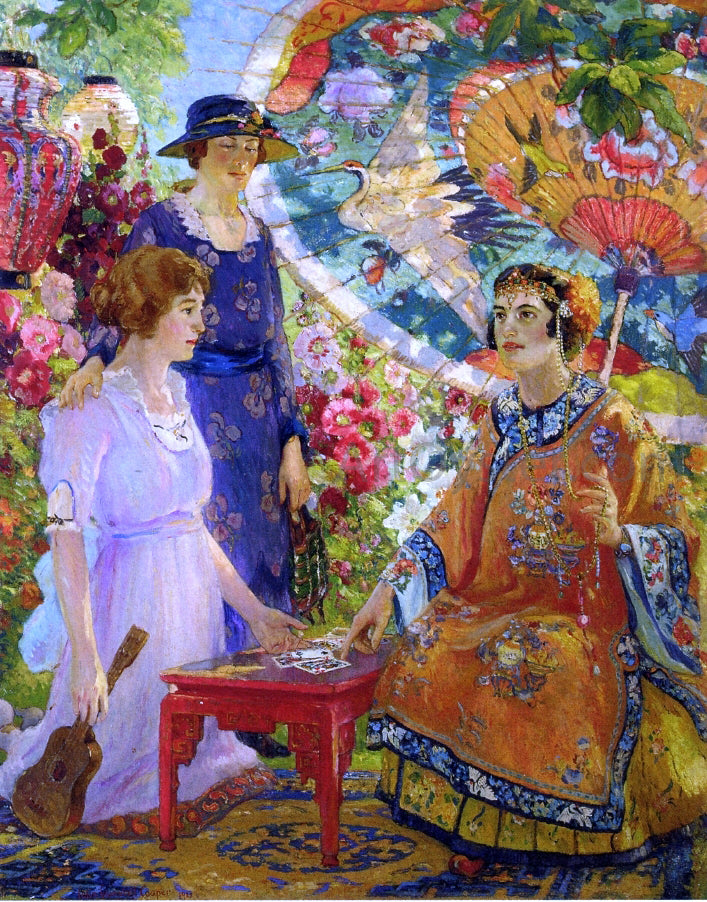 Colin Campbell Cooper A Fortune Teller - Hand Painted Oil Painting