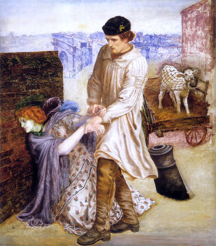 Dante Gabriel Rossetti Found - Hand Painted Oil Painting