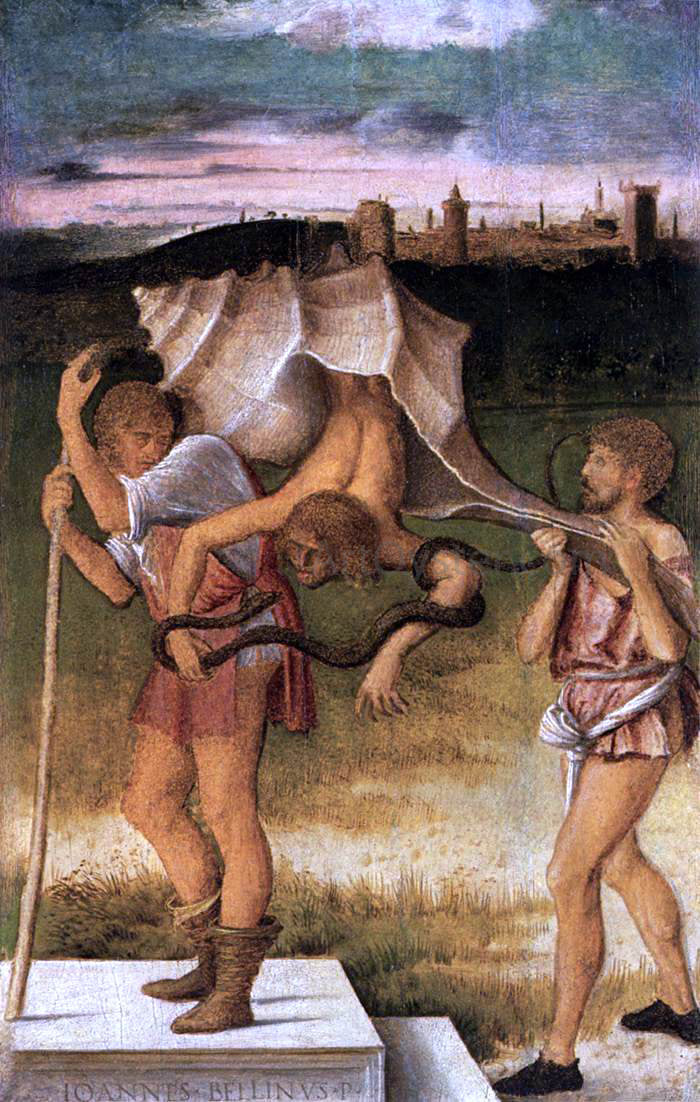 Giovanni Bellini Four Allegories: Falsehood (or Wisdom) - Hand Painted Oil Painting