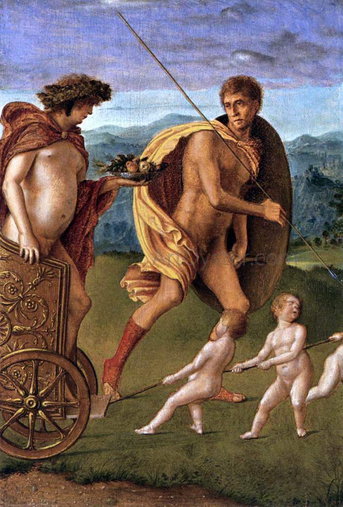 Giovanni Bellini Four Allegories: Lust (or Perseverance) - Hand Painted Oil Painting