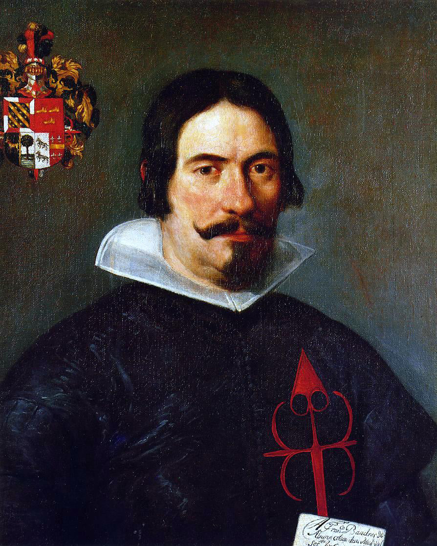 Diego Velazquez Francisco Bandres de Abarca - Hand Painted Oil Painting