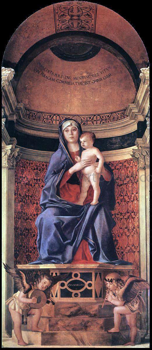 Giovanni Bellini Frari Triptych (detail) - Hand Painted Oil Painting