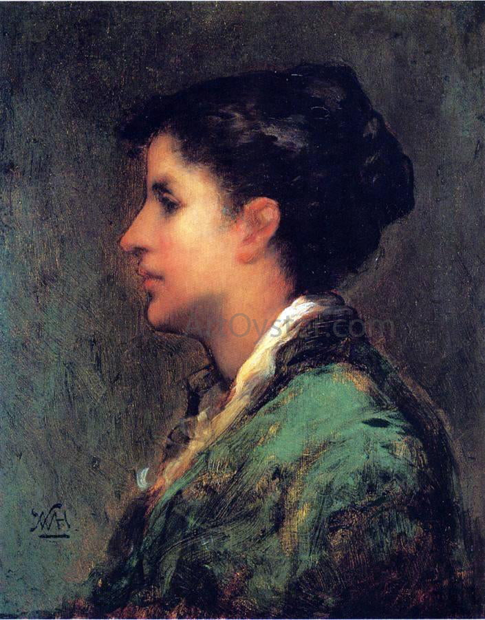 Theodore Clement Steele Frau Gernhardt - Hand Painted Oil Painting