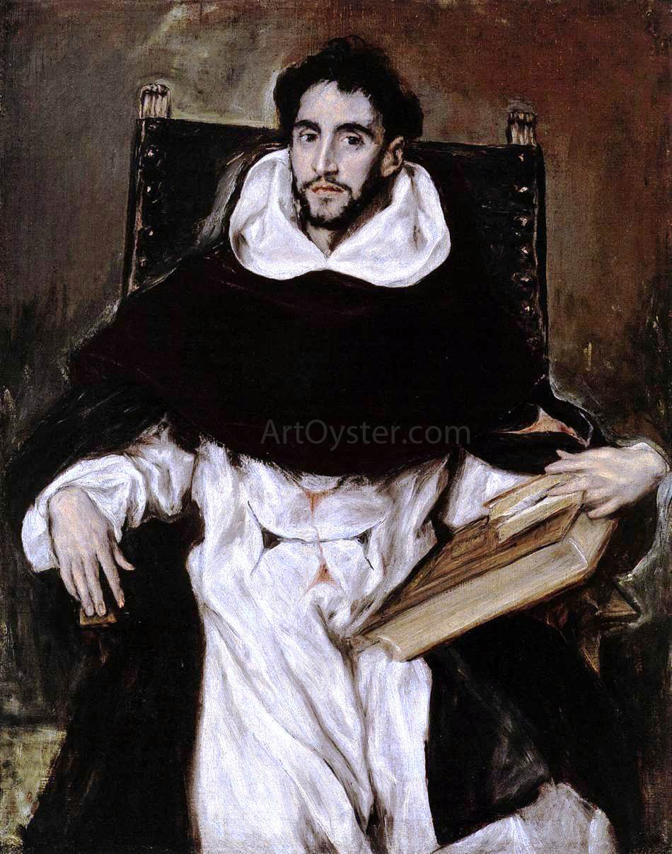 El Greco Fray Hortensio Felix Paravicino - Hand Painted Oil Painting
