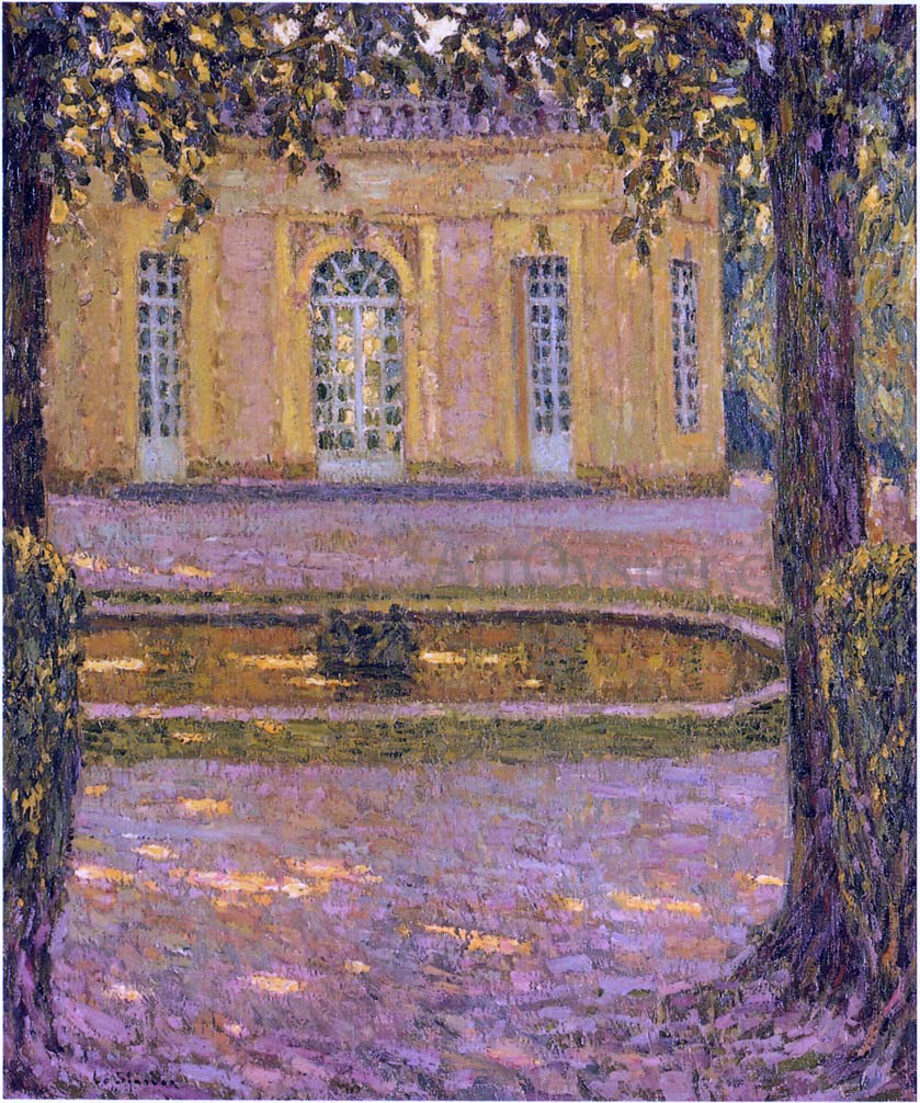 Henri Le Sidaner French Pavillion in Versailles - Hand Painted Oil Painting
